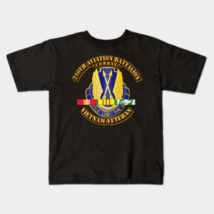 210th Aviation Bn - Combat w VN SVC Kids T-Shirt